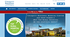 Desktop Screenshot of colquittregional.com
